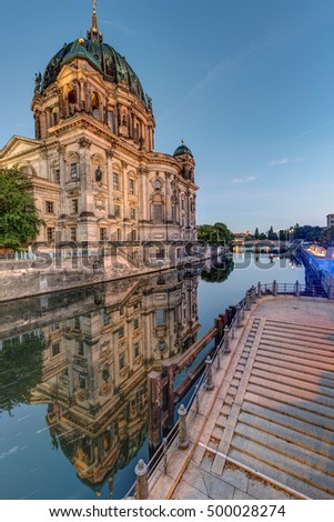 Similar – Foto Bild Berliner Dom, gespiegelt in der Spree