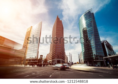 Similar – Image, Stock Photo Berlin Alexanderplatz, germany, Kreuzberg Oberbaumbridge