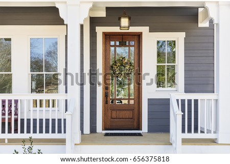 Similar – Image, Stock Photo Blue house in front of blue sky