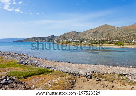 Crete - Greece - Sea passage of Elounda