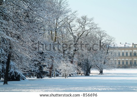 Villa reale (monza - italy) - in winter