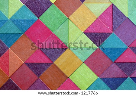 wooden color cubes