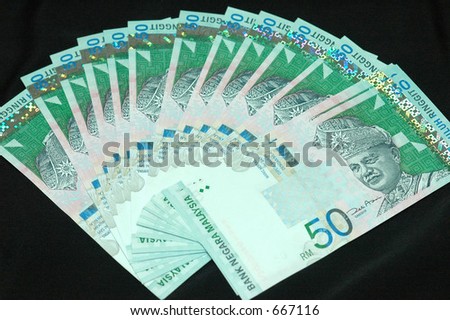 Malaysia Currency / Bank notes - the RM50 (Ringgit Malaysia Fifty).