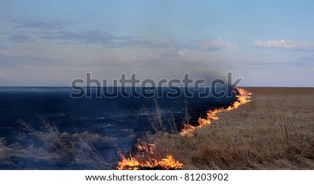 Prairie Fire Flint Hills, Kansas