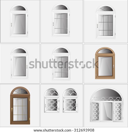 home windows - Illustration\
Window, Arch, Wall - Building Feature, Architecture, Shutter
