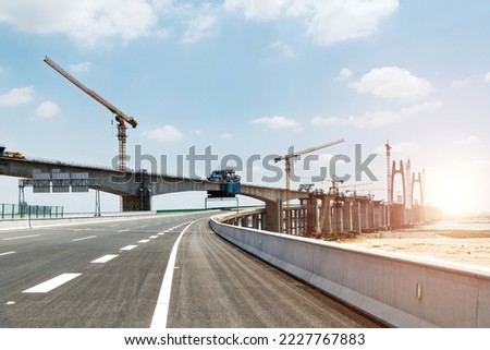 Similar – Image, Stock Photo Steel construction bridge in the port of Hamburg.