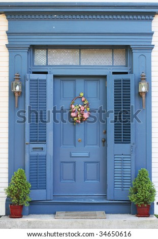 beautiful home entrance