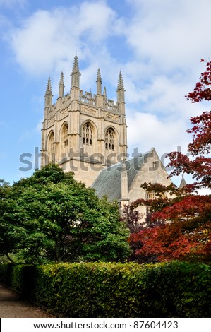 Exterior view of Christ Church Cathedral, Oxford