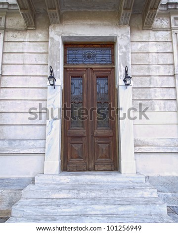 elegant house door, Athens Greece