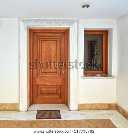 contemporary house door, Athens Greece