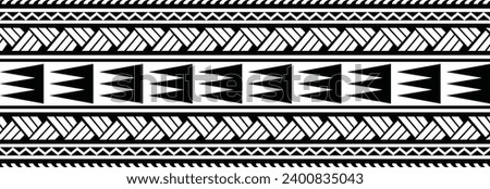 Polynesian tattoo tribal designs. Samoan tattoo tribal band.