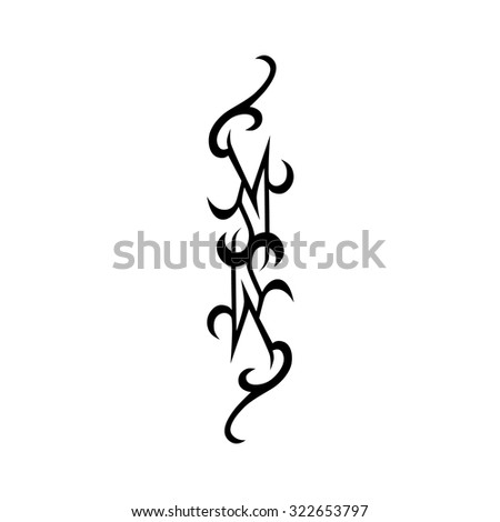 tribal tattoo vector design template sleeve art pattern arm simple