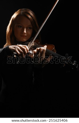 Violin player violinist playing violin classical musician with music instrument