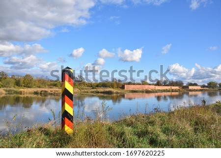 Similar – Image, Stock Photo Clouds over Brandenburg Gate