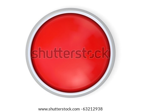 3d Red Button Isolated On White Background Stock Photo 63212938 ...