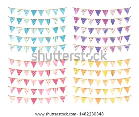 Similar – Image, Stock Photo Pink pennant and autumn anemone in garden