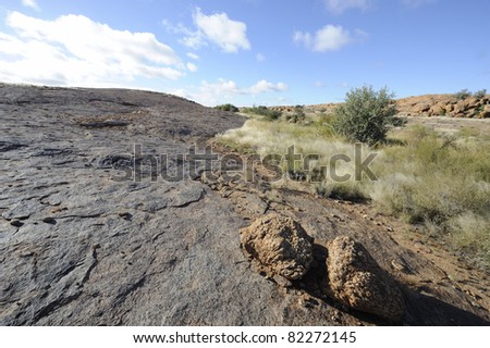 augrabies landscape, Orange river valley, augrabies national park, northern cape, south africa