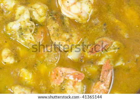 Delicious Brazilian cuisine - Shrimp stew .