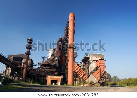 Abandoned iron factory