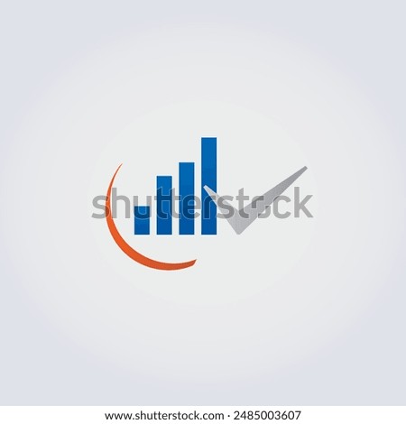 Icon for Logo Design Finance Real Estate and Asset Management Arrow Chart Trading Private Equity Banking Vector