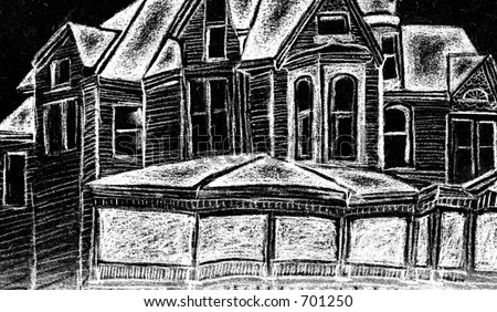 Drawing Of Old Home