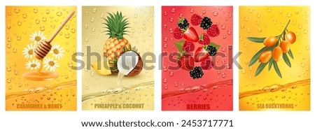 Similar – Image, Stock Photo red fruits of the hawthorn