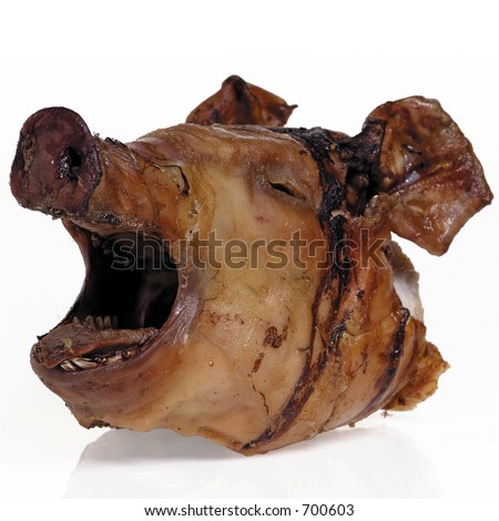roast pig\'s head