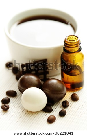 coffee and chocolate bath body care