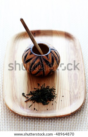 traditional calabash and yerba mate - tea time