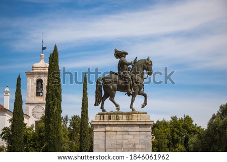 Similar – Foto Bild Denkmal von Johannes IV. vor dem Herzogspalast von Vila Vicosa, Portugal