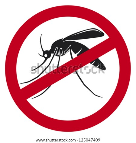 stop mosquito sign