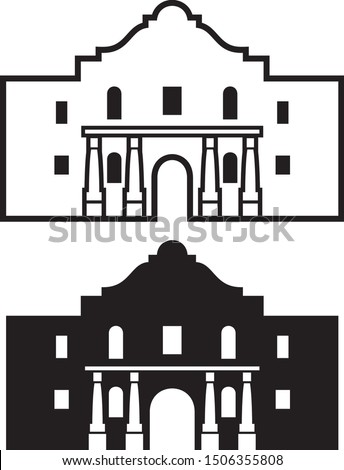 Alamo design icon vector illustration