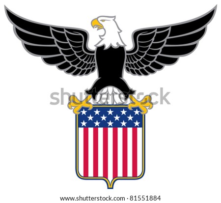 American Eagle (Usa Coat Of Arms New Design) Stock Vector Illustration ...