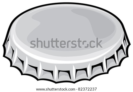 Bottle Cap Stock Vector Illustration 82372237 : Shutterstock