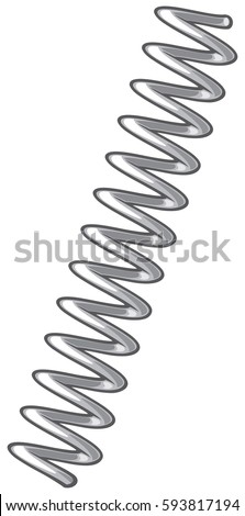 Vector Images, Illustrations and Cliparts: metal spring vector