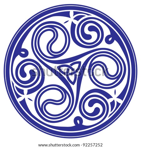 Celtic Circle Ornament Stock Vector 92257252 : Shutterstock