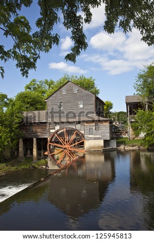 The historic Old Mill in Pigeon Forge was built in 1830 and remains the premier attraction in this town in the Smoky Mountains