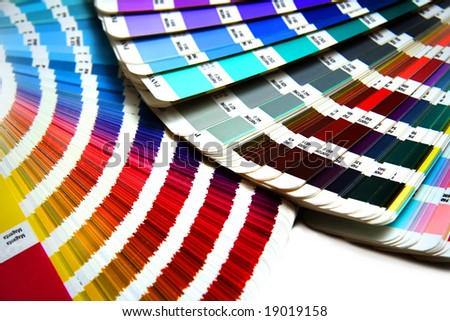 Color guide to match colors for printing