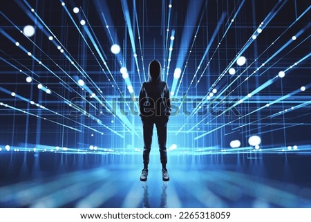 Image, Stock Photo darknet Technology