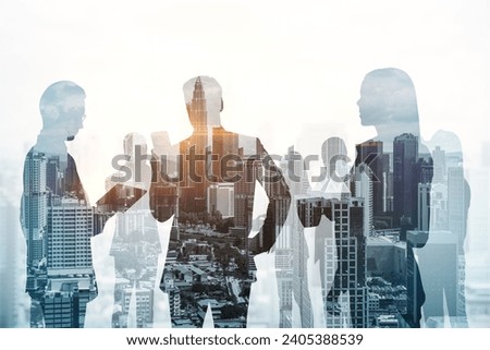 Image, Stock Photo Double exposure