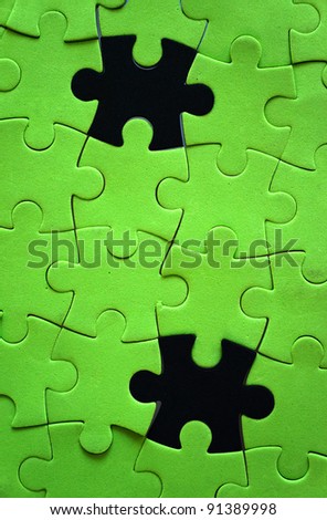 Jigsaw puzzle Abstract background