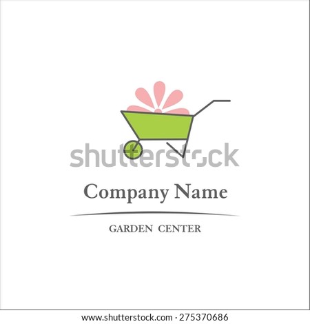 Garden trolleys sign for company name