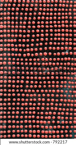 Abstract dot art (coral red)