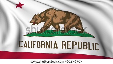 California Flag - Usa State Flags Collection Stock Photo 60276907 ...