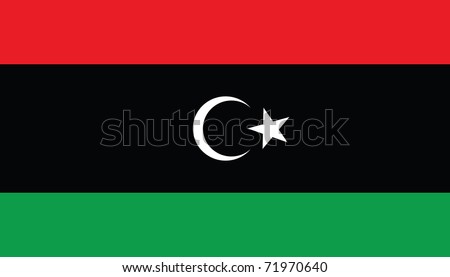 Libya flag Vector