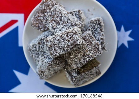 traditional australian food, lamingtons are a treat we love all year round, but certainly are a star on Australia Day