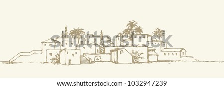 Similar – Image, Stock Photo in oman the old desert and the empty quarter abstract