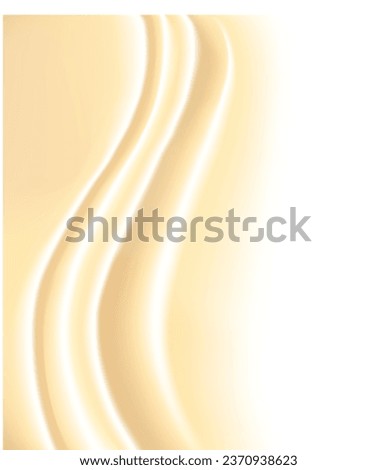 Similar – Image, Stock Photo Twisted yellow beige creamy surface texture pattern shape.Template for presentation,logo,banner.Two colors,geometric shapes,simple mockup,minimal design elements,abstract 3d render of composition.