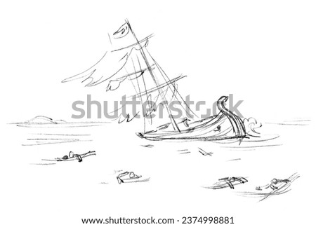 Similar – Image, Stock Photo Shipwreck in the water of the Spree