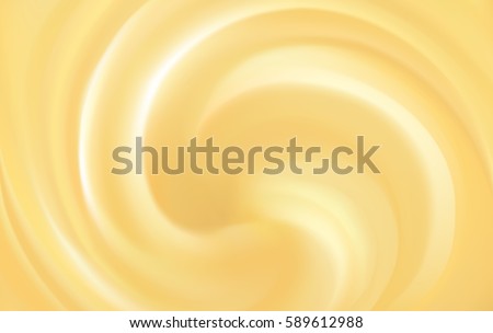 Image, Stock Photo Twisted yellow beige creamy surface texture pattern shape.Template for presentation,logo,banner.Two colors,geometric shapes,simple mockup,minimal design elements,abstract 3d render of composition.